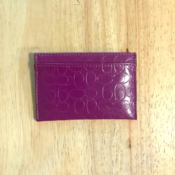 Coach card holder